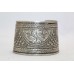 Bangle Cuff Bracelet Sterling Silver 925 Jewelry Handmade Engraved Women C451